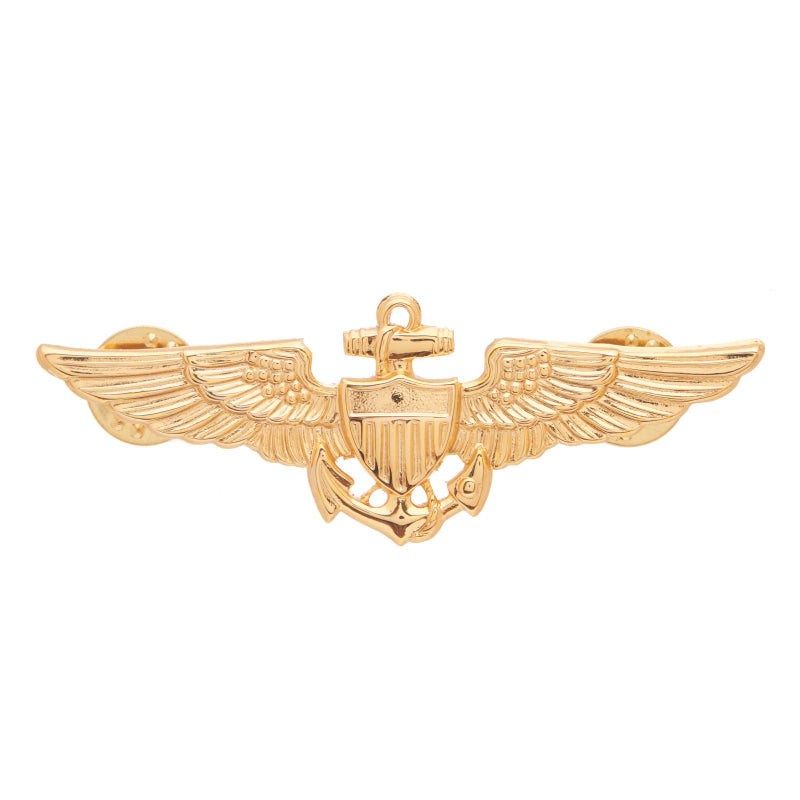 112- Aviator- Regulation 3in- Gold Mirror finish