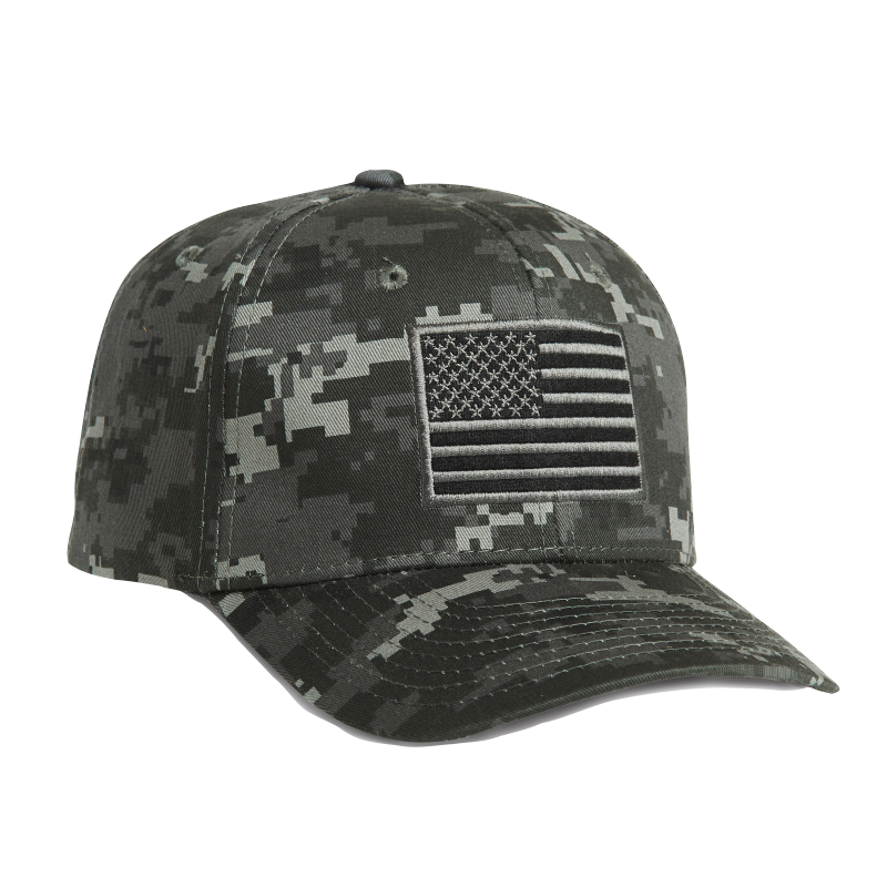 32 - American Flag Caps